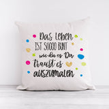 Plotterdatei "Das Leben ist bunt"