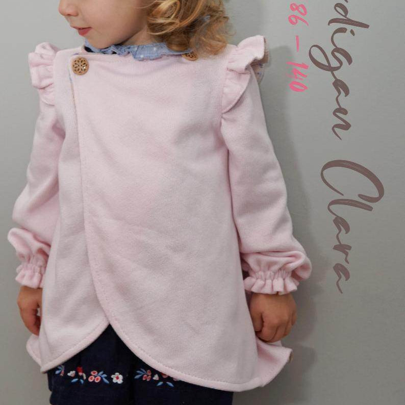 Schnittmuster Cardigan Clara Größen 86-140 - Sewando