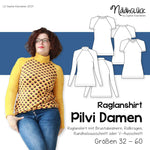 Schnittmuster Raglanshirt Pilvi – Damen – Größen 32 – 60 - Sewando