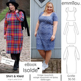 eBook Damenkleid/Damenshirt "Isolde" Größe 30-50 Schnittmuster & Nähanleitung