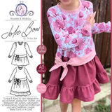 Ebook Schnittmuster Jolie Bow Tunika und Kleid Gr. 74-164