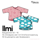 Schnittmuster Ilmi - Babyjäckchen und Wendejacke Größe 50 - 92