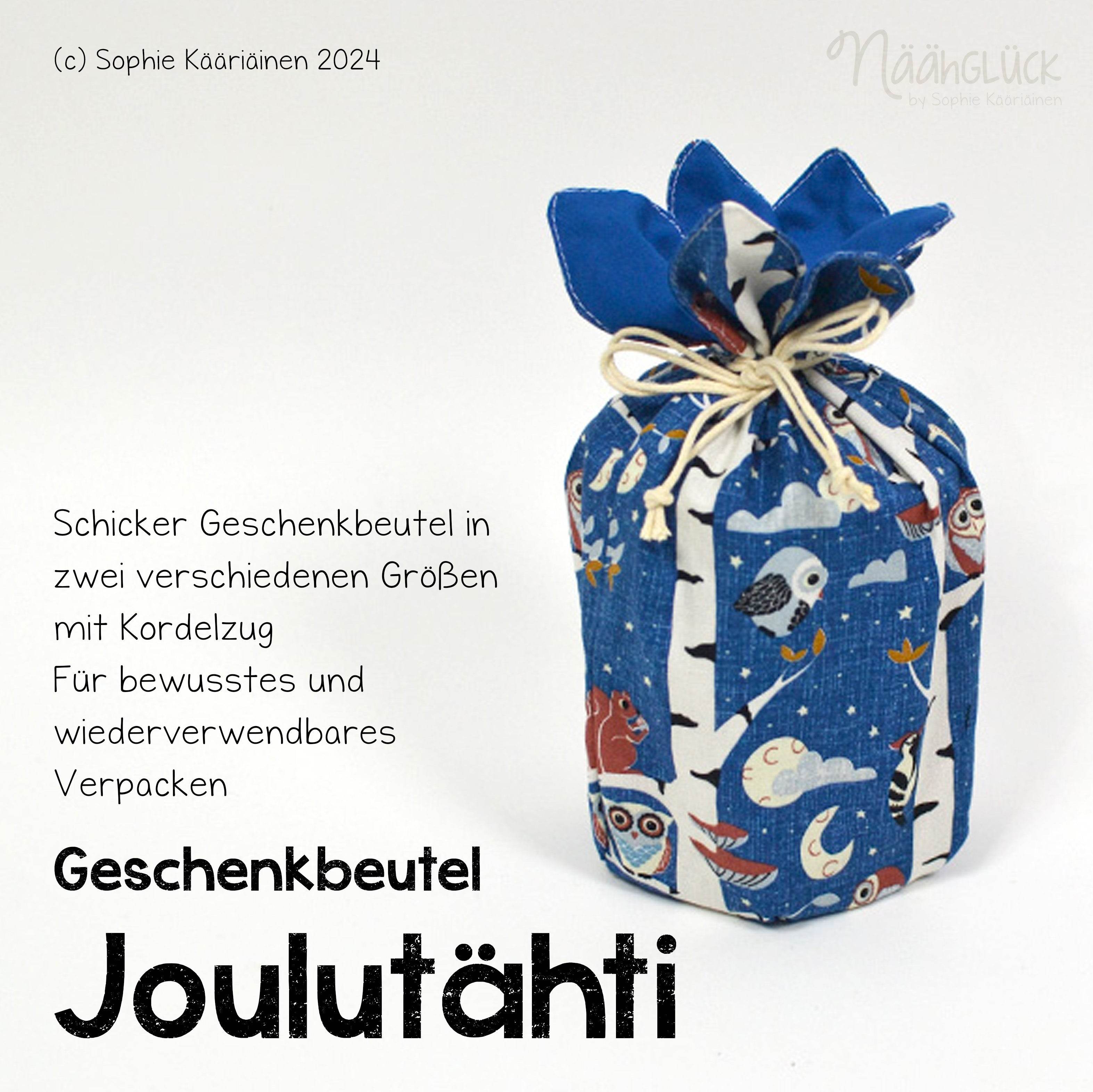 Schnittmuster Beutel Joulutähti - Sewando