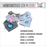 Ebook Nähanleitung Wendehalstuch Leon & Leonie - Sewando
