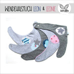 Ebook Nähanleitung Wendehalstuch Leon & Leonie - Sewando