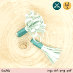 Tassel / Quaste aus Papier - Schnittvorlage und Anleitung - Plotterdatei - Sewando
