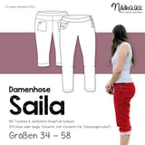 Schnittmuster Damenhose Saila - Größe 34-58 - Sewando