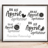Plotterdatei  "Aperol Spritztour"
