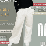 Schnittmuster Damen Hose Susanne Gr. 34-54 - Sewando