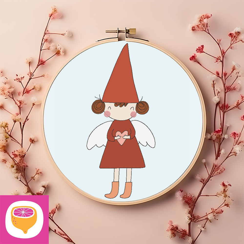 stickdatei, egel, weihnachten, flügel, doodle stick, sewando