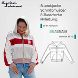 Schnittmuster Sweatjacke „Sei ein Teamplayer“ Damen Gr. 32 - 62
