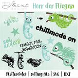 Plotterdatei Herr der Fliegen - svg - dxf - cutting file - Silhouette - Cricut - Sewando