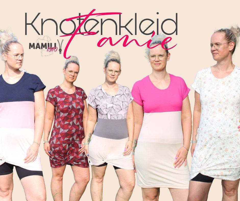 E-Book Knotenkleid Fanie Schnittmuster Gr. 32-50 - Sewando