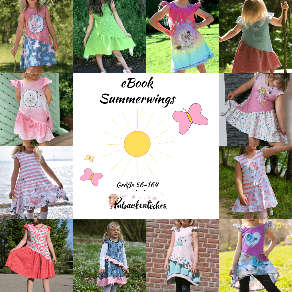 Schnittmuster Summerwings Tunika/Kleidchen Größe 56-164 - Sewando
