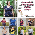 Schnittmuster Damen Pullover/ Shirt Pina Colada Größe 32-54 - Sewando