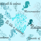 Plottervorlage "Seaside Seahorse" Plotterdatei