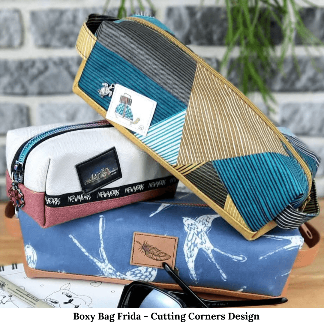 Nähanleitung Boxy Bag Frida - Tasche Anfängerprojekt das Spass macht! - Sewando