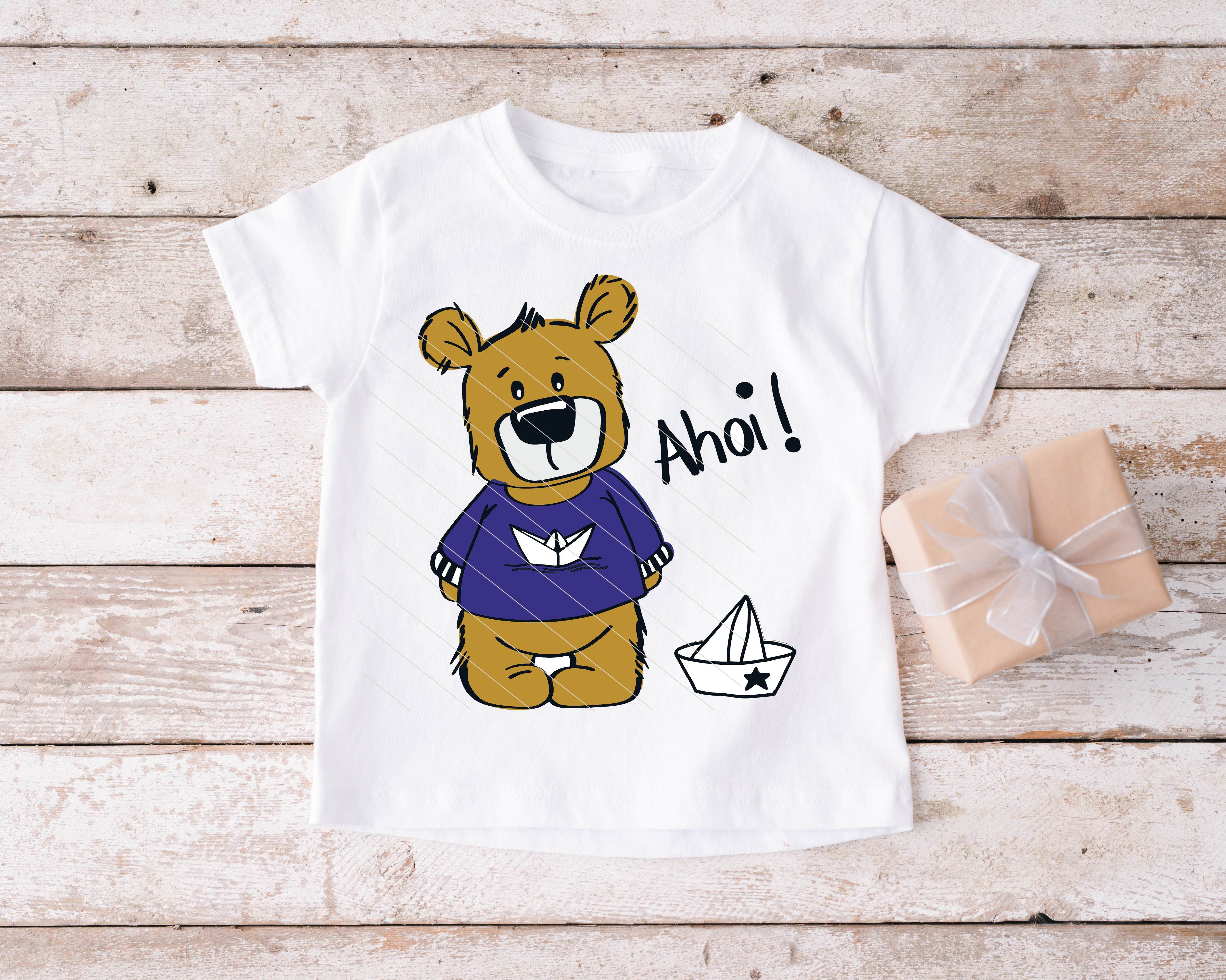 Plotterdatei Ahoi Bear - Sewando