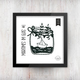 Plotterdatei "Maritimes im Glas "