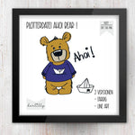 Plotterdatei Ahoi Bear - Sewando