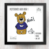 Plotterdatei Ahoi Bear - Sewando
