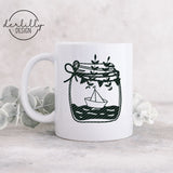 Plotterdatei "Maritimes im Glas "