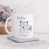 Plottervorlage "FoxLove" auch zum Drucken