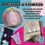Herbst Bundle - Anleitung zum Applizieren & Nähmalen inkl. Vorlagen, Schnittmuster & Plotterdateien | PDF, DXF, SVG, JPEG - Sewando