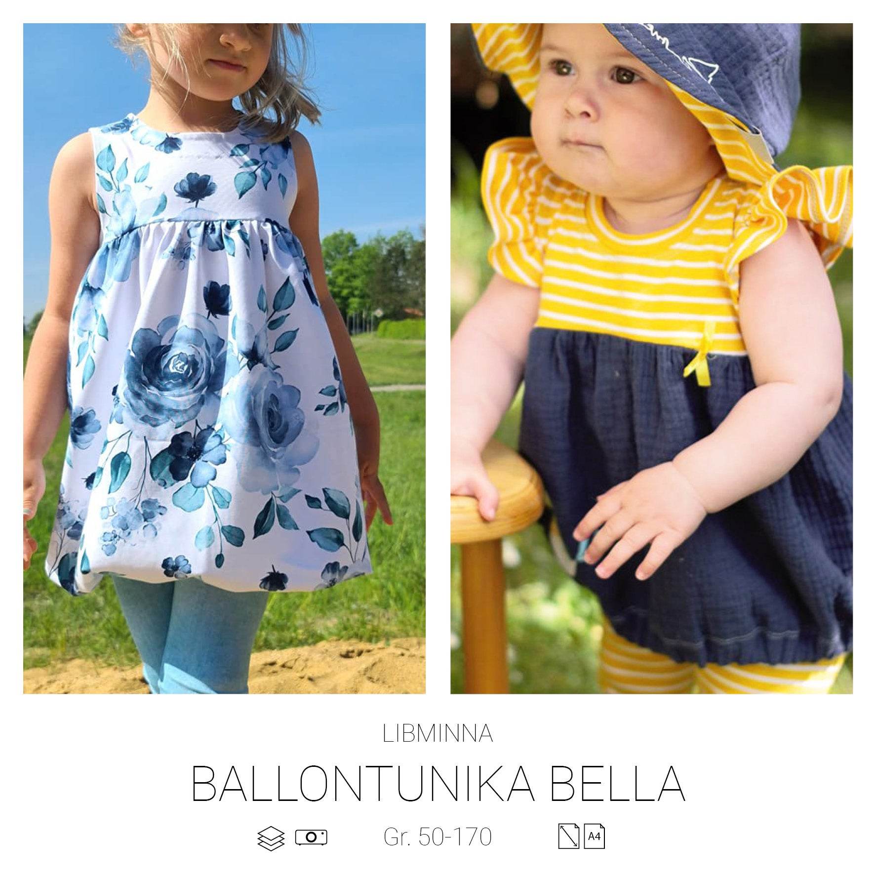 Ballontunika Bella Schnittmuster 50-170 - Sewando