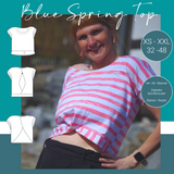 Schnittmuster CropTop "BlueSpringTop" Gr. 32-48