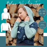 Schnittmuster Croptop "BlueWinterTop" Gr. 32-48