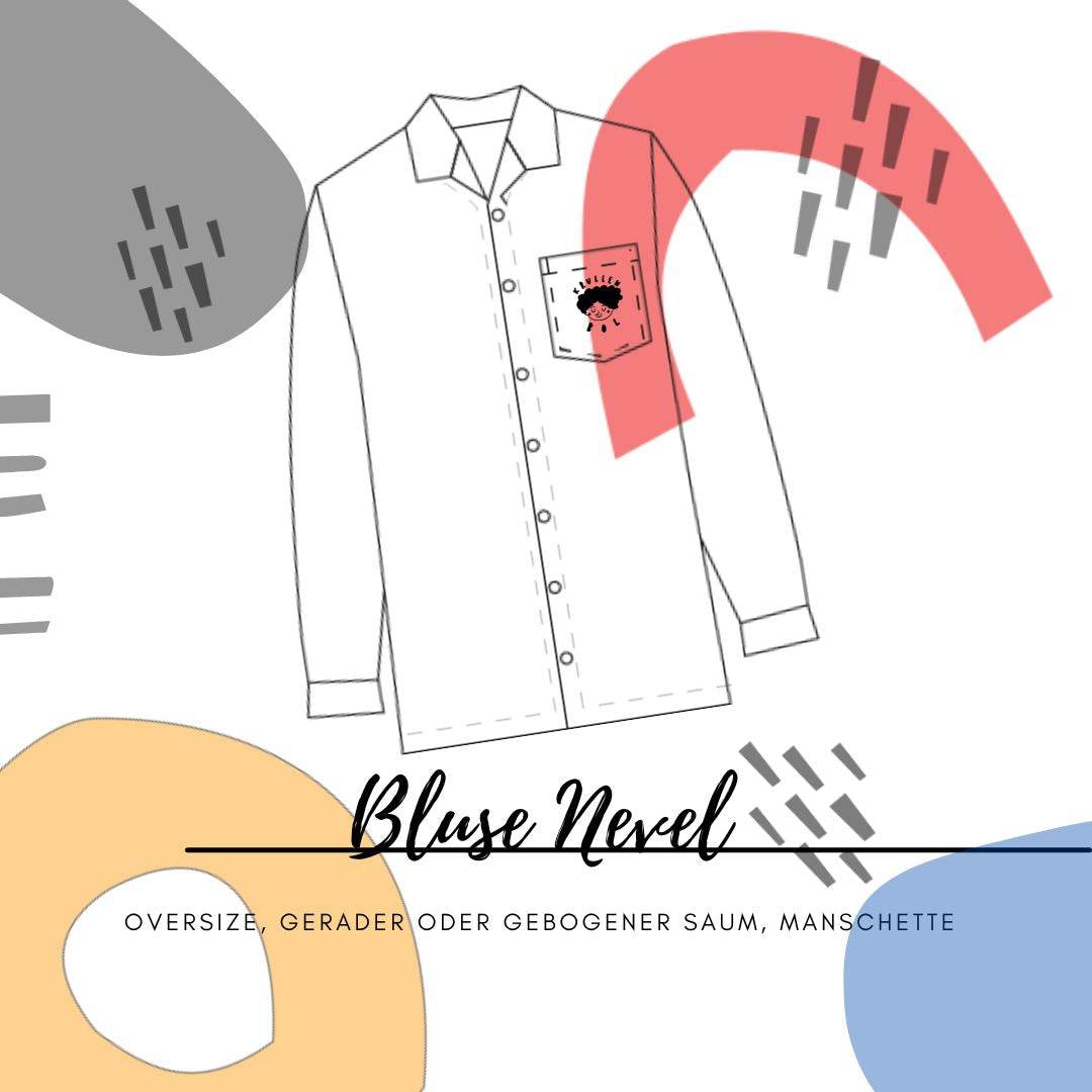 Schnittmuster Bluse Nevel Gr. 32-50 - Sewando