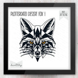 Plotterdatei Desert Fox - Sewando
