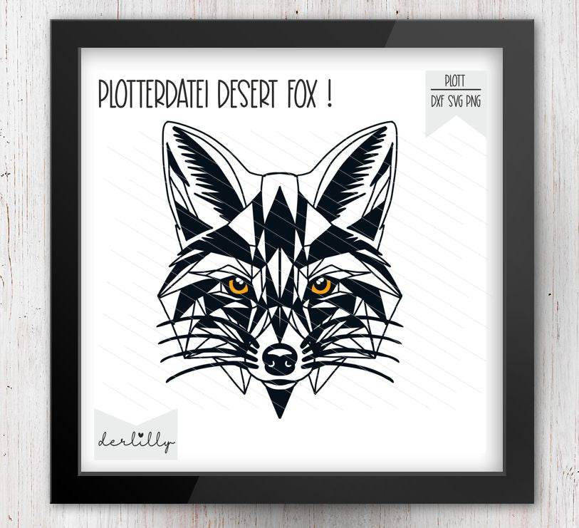 Plotterdatei Desert Fox - Sewando