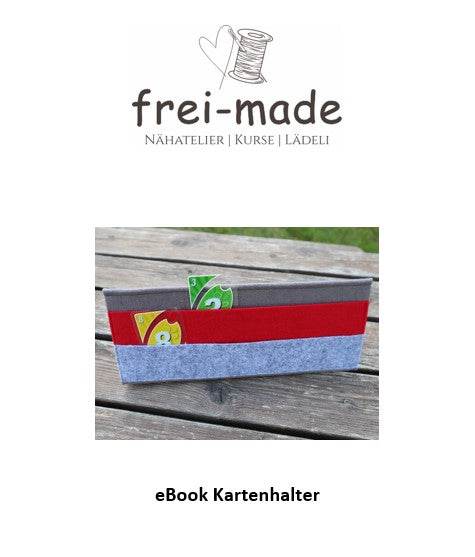 Nähanleitung Kartenhalter - Sewando