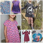 Tunika / Kleid Elisa Gr. 104 - 164 inkl. A0 - Sewando