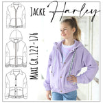 Schnittmuster oversize Jacke Harley Maxi Gr.122-176 - Sewando
