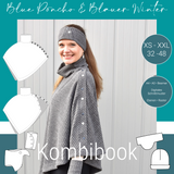 Schnittmuster Kombi-Ebook "BluePoncho & BlauerWinter"