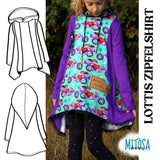 Schnittmuster "Lottis Zipfelshirt" Gr. 62 - 164