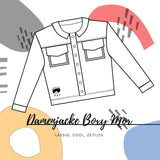 Schnittmuster Jacke Boxy Mor Gr. 32-50 - Sewando