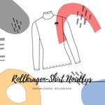 Schnittmuster Rollkragen-Shirt Nordlys Gr. 32-50 - Sewando