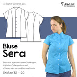 Schnittmuster Bluse Sera - Größen 32 - 60 - Sewando
