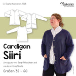 Schnittmuster Cardigan Siiri - Größe 32 - 60 - Sewando