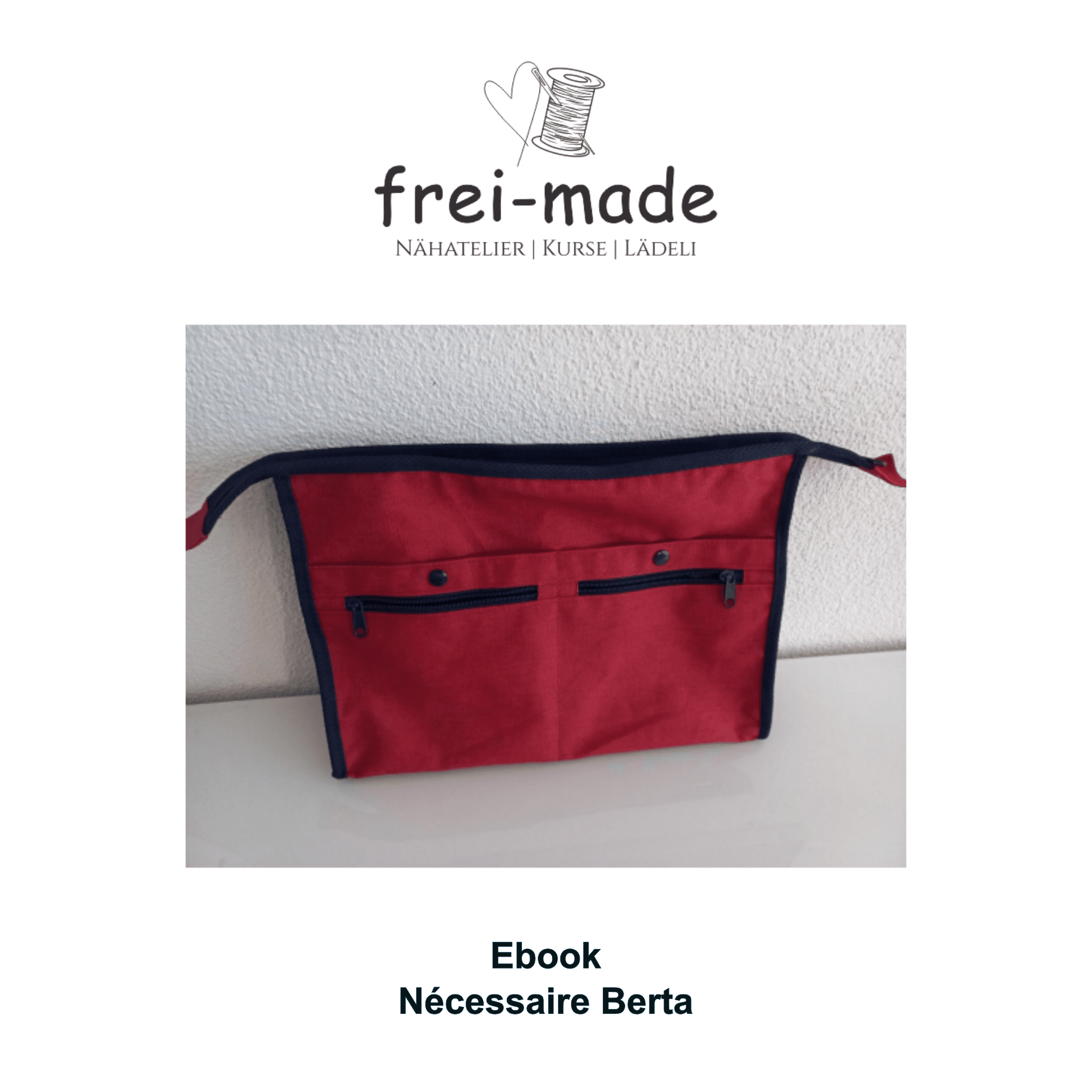 Nähanleitung Tasche Nécessaire Berta - Sewando