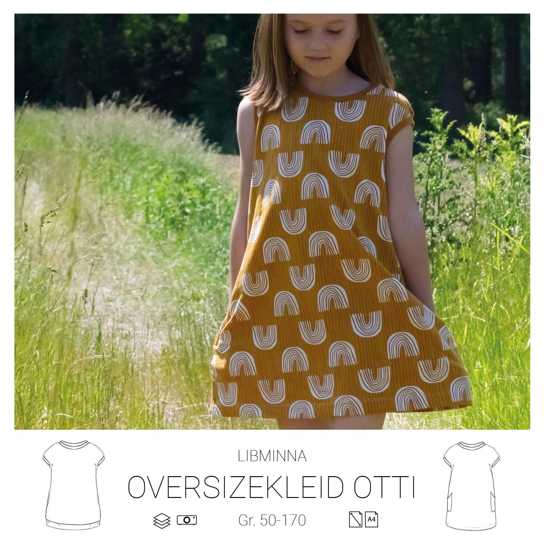 Oversize-Kleid Otti Schnittmuster 50-170 - Sewando