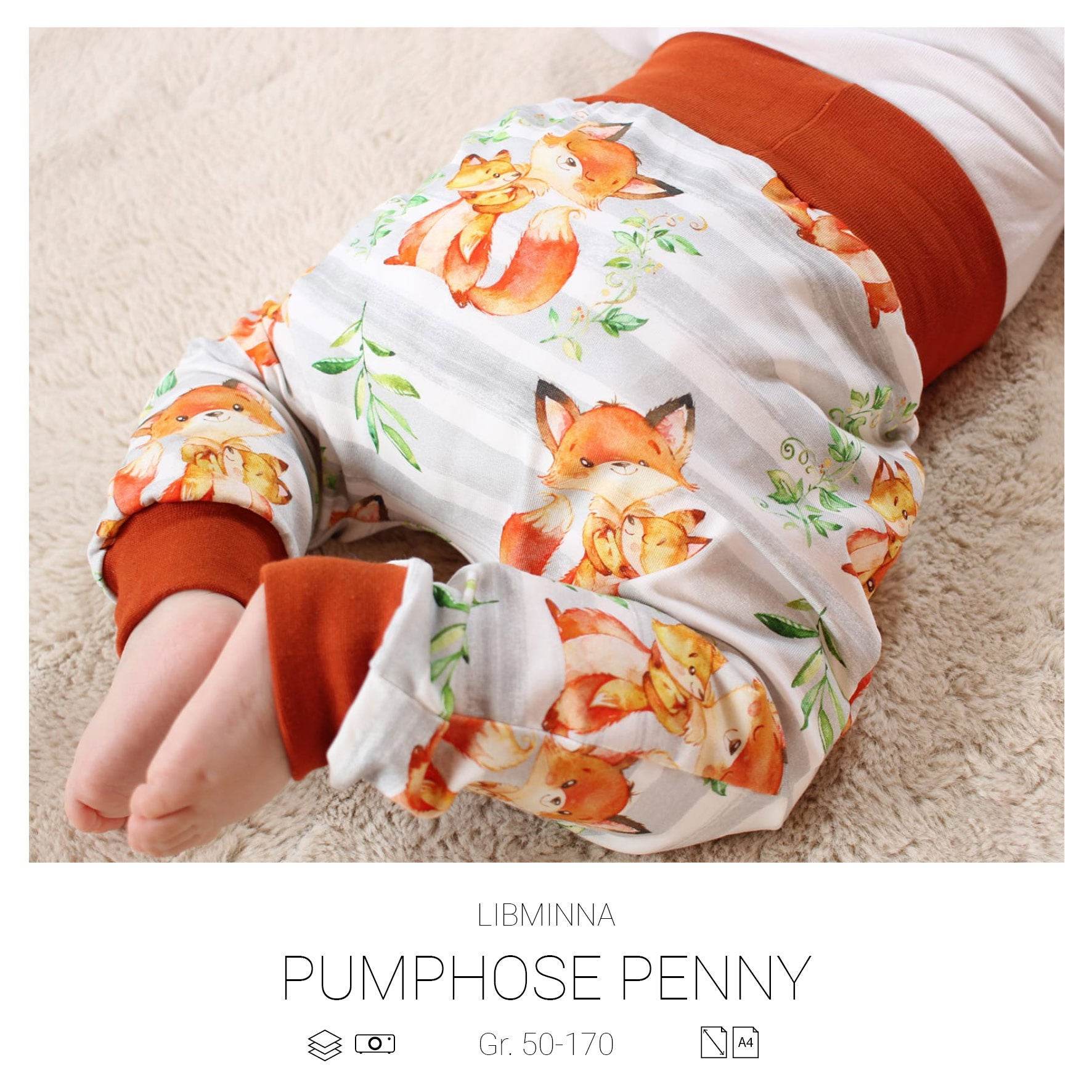 Pumphose Penny Schnittmuster 50-170 - Sewando