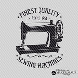 Plotterdatei Nähmaschine | Finest Quality Sewing Machine since 1851