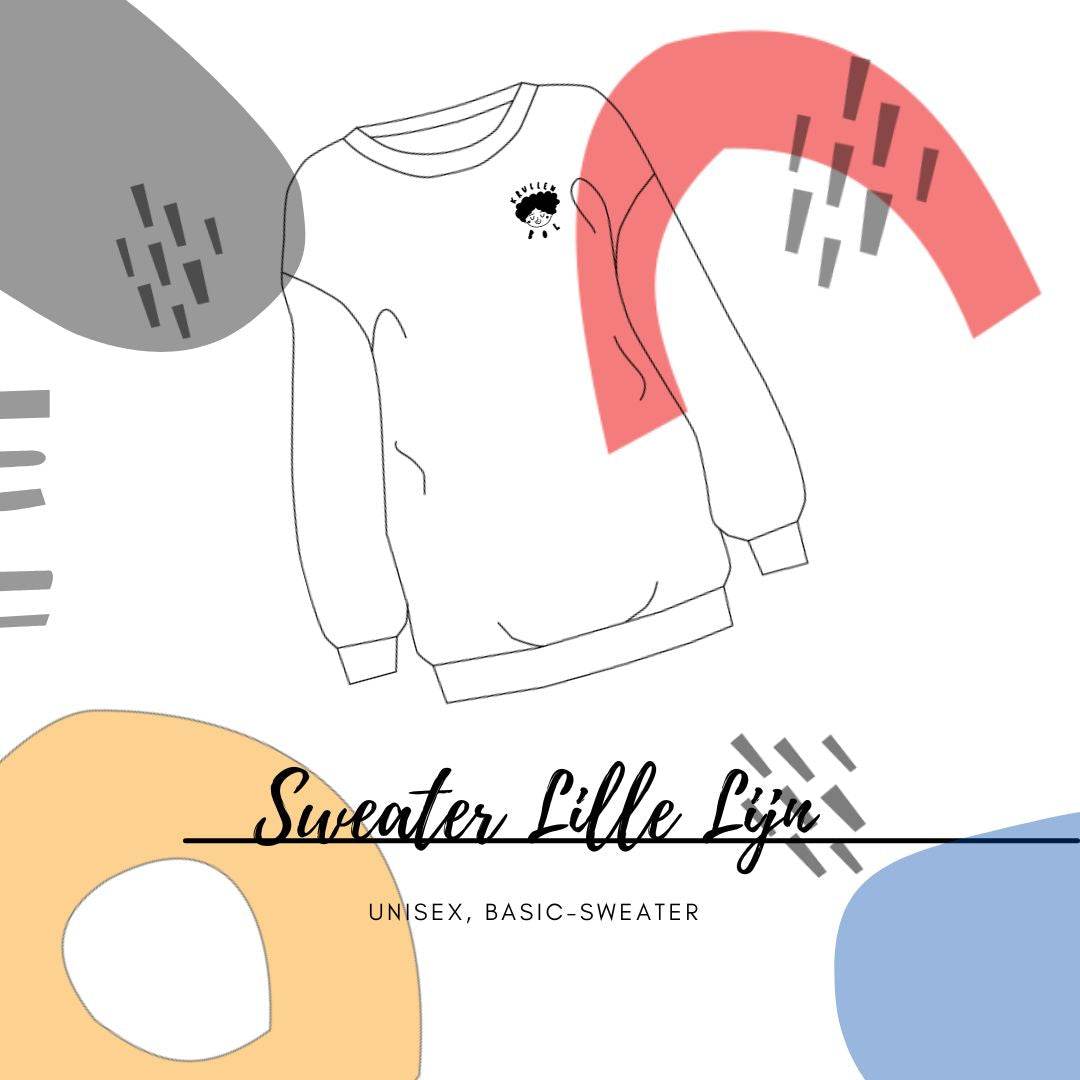 Schnittmuster Basic Pullover Lille Lijn Gr. 62-164 - Sewando