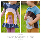 Regenbogenshirt Rubi Schnittmuster Shirt 50-170