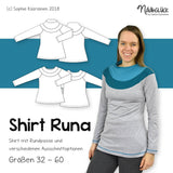 Schnittmuster Shirt Runa – Größe 32 – 60 - Sewando